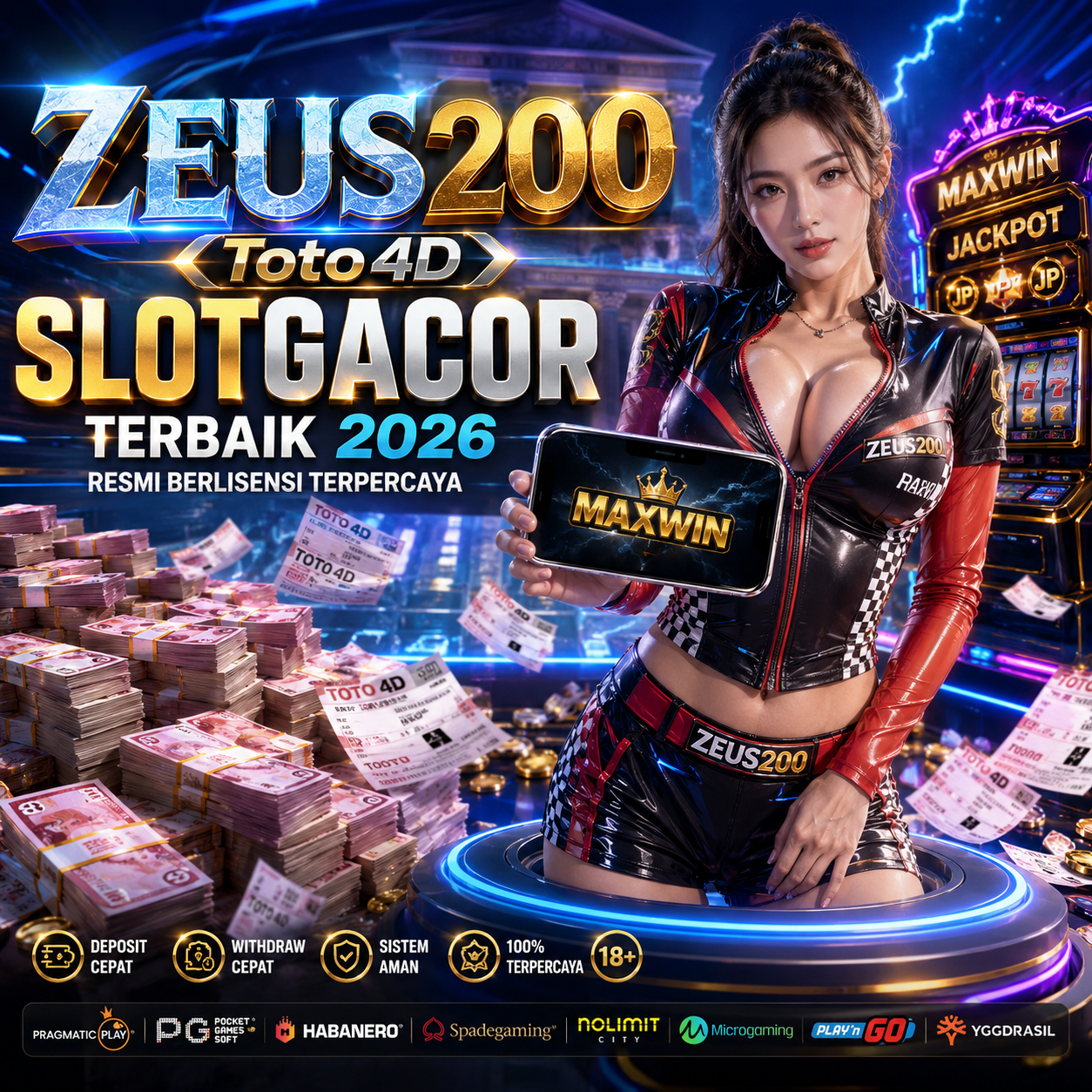 ZEUS200 Toto4D dan SLOTGACOR Terbaik 2026 Resmi Berlisensi Terpercaya